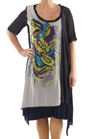 La Mouette Women's Plus Size Asymmetrical Summer Dress