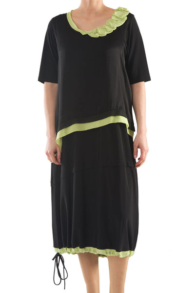 La Mouette Women's Plus Size Dress With 2-Piece Effect