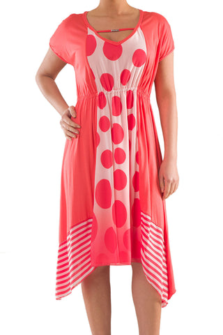 La Mouette Women's Plus Size Casual Slimming Dress