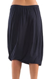 La Mouette Women's Plus Size Casual Tulip Skirt with Drape