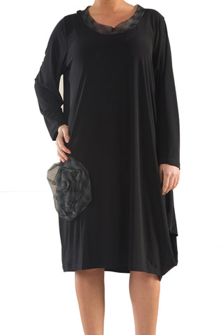 La Mouette Women's Plus Size Asymmetrical Tulip Dress