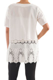 La Mouette Women's Plus Size Embroidered Voile Tunic