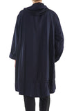La Mouette Women's Plus Size Hooded Trench Coat