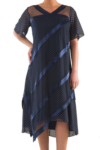 La Mouette Women's Plus Size Polka Dot Dress
