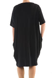 La Mouette Women's Plus Size Tulip Dress with Polka Dot