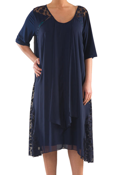 La Mouette Women's Plus Size Sophisticated Cocktail Dress