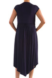 La Mouette Women's Plus Size Modern-Helenistic Dress