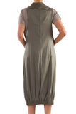 La Mouette Women's Plus Size Cowl-Neck Dress