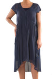 La Mouette Women's Plus Size Layered Cape Dress