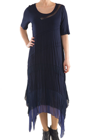 La Mouette Women's Plus Size Summer Dress with Mesh
