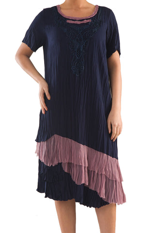 La Mouette Women's Plus Size Romantic Dress with Layers