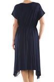 La Mouette Women's Plus Size Casual Slimming Dress