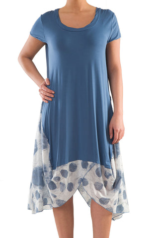 La Mouette Women's Plus Size Easy Dress with Polka Dot