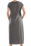La Mouette Women's Plus Size Dress with Printed Panels