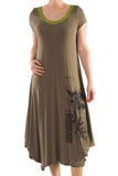 La Mouette Women's Plus Size Tulip Dress with Print